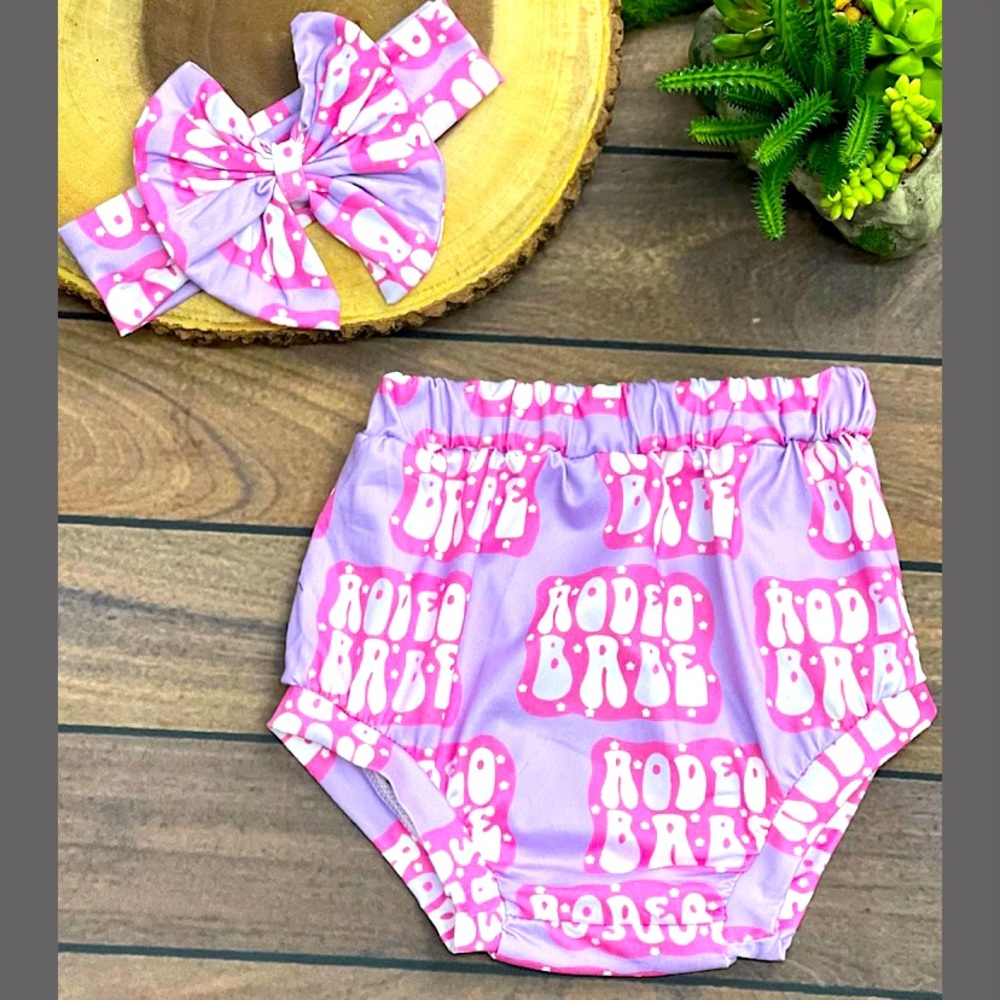 Diaper cover and headband